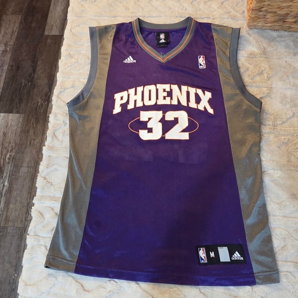 Vintage Adidas NBA Phoenix Suns Shaquille ONeal 32 Jersey Men Medium Purple Grey